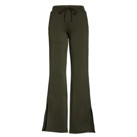 NWT Zella Tour Triple Knit Performance Track Pants Green Rosin - Picture 7 of 11